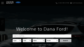 What Drivedanaford.com website looked like in 2016 (7 years ago)