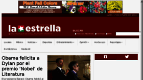 What Diariolaestrella.com website looked like in 2016 (7 years ago)