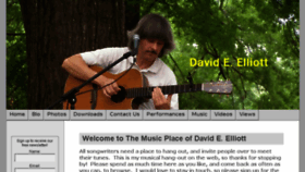 What Davideelliott.net website looked like in 2016 (8 years ago)