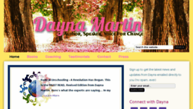 What Daynamartin.com website looked like in 2016 (7 years ago)