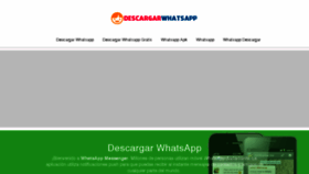 What Descargarwhatsappapk.net website looked like in 2016 (7 years ago)