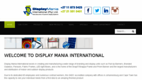 What Displaymania.co.za website looked like in 2016 (7 years ago)