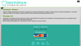 What Dentopolis-poznan.pl website looked like in 2016 (7 years ago)