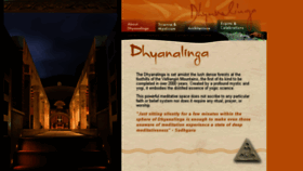 What Dhyanalinga.org website looked like in 2016 (7 years ago)