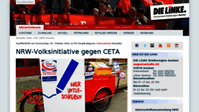What Dielinke-aachen.de website looked like in 2016 (7 years ago)
