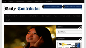 What Dailycontributor.com website looked like in 2016 (7 years ago)