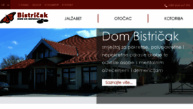 What Dom-bistricak.hr website looked like in 2016 (7 years ago)