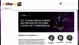 What Deklas.nu website looked like in 2016 (7 years ago)