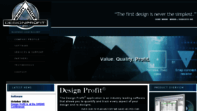 What Designprofit.com website looked like in 2016 (7 years ago)