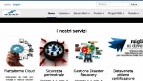 What Dataveneta.it website looked like in 2016 (7 years ago)