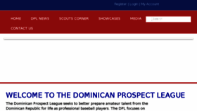 What Dplbaseball.com website looked like in 2016 (7 years ago)