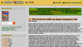 What Dug-portal.com website looked like in 2016 (7 years ago)