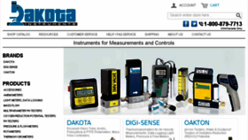 What Dakotainstruments.com website looked like in 2016 (7 years ago)