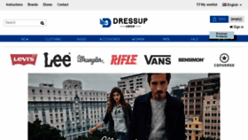What Dressup.ge website looked like in 2016 (7 years ago)