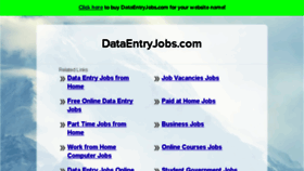 What Dataentryjobs.com website looked like in 2016 (7 years ago)