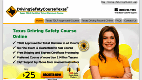 What Drivingsafetycoursetexas.com website looked like in 2016 (7 years ago)