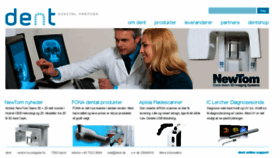 What Dent.dk website looked like in 2016 (7 years ago)