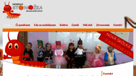 What Dc-stonozka.sk website looked like in 2016 (7 years ago)