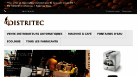 What Distritec-da.fr website looked like in 2016 (7 years ago)