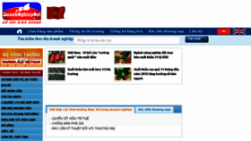 What Doanhnghiepnet.vn website looked like in 2016 (7 years ago)