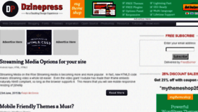 What Dzinepress.com website looked like in 2016 (7 years ago)