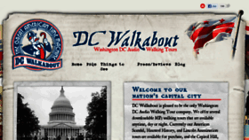 What Dcwalkabout.com website looked like in 2016 (7 years ago)