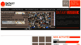 What Dataxy.fr website looked like in 2016 (7 years ago)