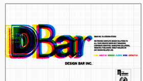 What Designbarinc.com website looked like in 2016 (7 years ago)