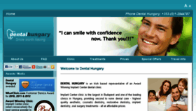 What Dentalhungary.ie website looked like in 2016 (7 years ago)