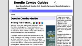 What Doodlecomboguide.com website looked like in 2016 (7 years ago)