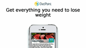 What Dietpointed.com website looked like in 2016 (7 years ago)