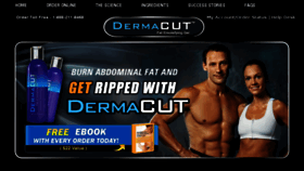 What Dermacut.com website looked like in 2016 (7 years ago)