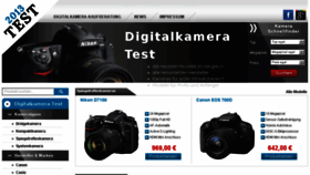 What Digitalkamera-test.com website looked like in 2016 (7 years ago)