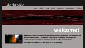 What Darktable.de website looked like in 2016 (7 years ago)