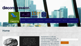 What Decompression.com.au website looked like in 2016 (7 years ago)
