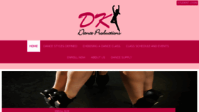 What Dkdancepro.com website looked like in 2016 (7 years ago)