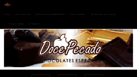 What Docepecado.com.br website looked like in 2016 (7 years ago)