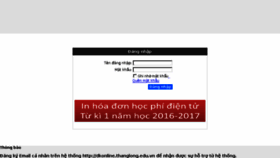 What Dangkyhoc.thanglong.edu.vn website looked like in 2016 (7 years ago)