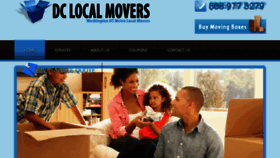 What Dclocalmovers.com website looked like in 2016 (7 years ago)