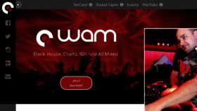 What Djwam.de website looked like in 2016 (7 years ago)