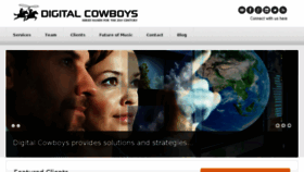 What Digitalcowboys.com website looked like in 2016 (7 years ago)