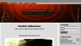 What Dampfertalk.de website looked like in 2016 (7 years ago)