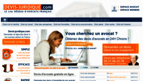 What Devis-juridique.com website looked like in 2016 (7 years ago)