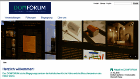 What Domforum.de website looked like in 2016 (7 years ago)