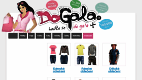 What Dogala.cz website looked like in 2016 (7 years ago)