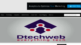 What Dtechweb-blog.com website looked like in 2016 (7 years ago)