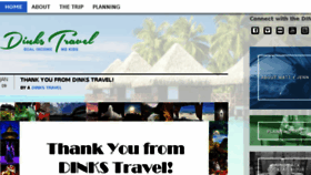What Dinkstravel.com website looked like in 2016 (7 years ago)