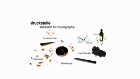 What Druckstelle.info website looked like in 2016 (7 years ago)