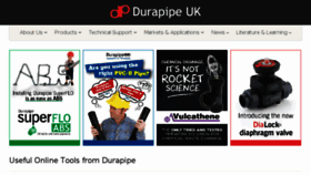 What Durapipe.co.uk website looked like in 2016 (7 years ago)
