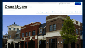 What Deanshomer.com website looked like in 2016 (7 years ago)